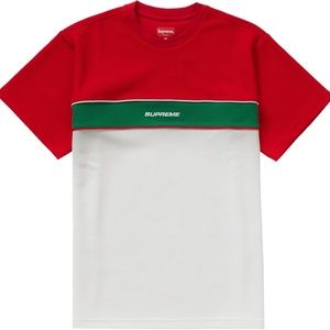 Supreme Piping Practice Short Sleeve Top (Red) M